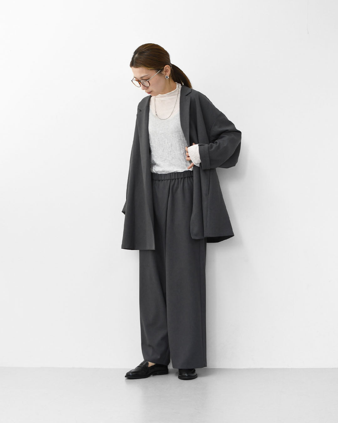 mizuiro ind [ミズイロ インド] wrap like easy PT [3-260070] ラップライクイージーパンツ [2025AW]