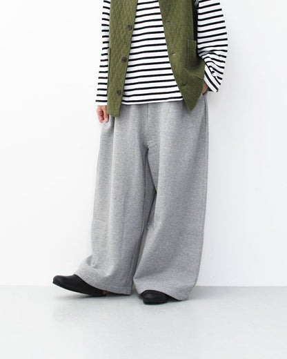 mizuiro ind [ミズイロ インド] sweat wide easy PT [3-260073] スウェットワイドイージーパンツ・イージーパンツ・スウェットパンツ・ワイドパンツ・カジュアル・LADY'S [2025AW]