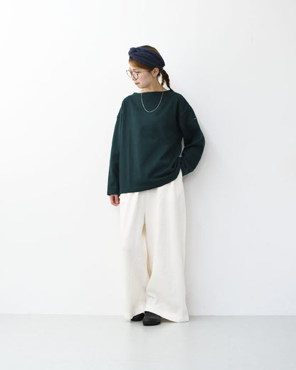 mizuiro ind [ミズイロ インド] sweat wide easy PT [3-260073] スウェットワイドイージーパンツ・イージーパンツ・スウェットパンツ・ワイドパンツ・カジュアル・LADY'S [2025AW]