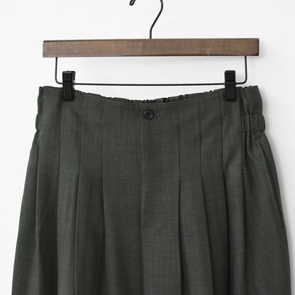 mizuiro ind [ミズイロ インド] high waist tuck PT [3-260077] ハイウエストタックパンツ [2025AW]