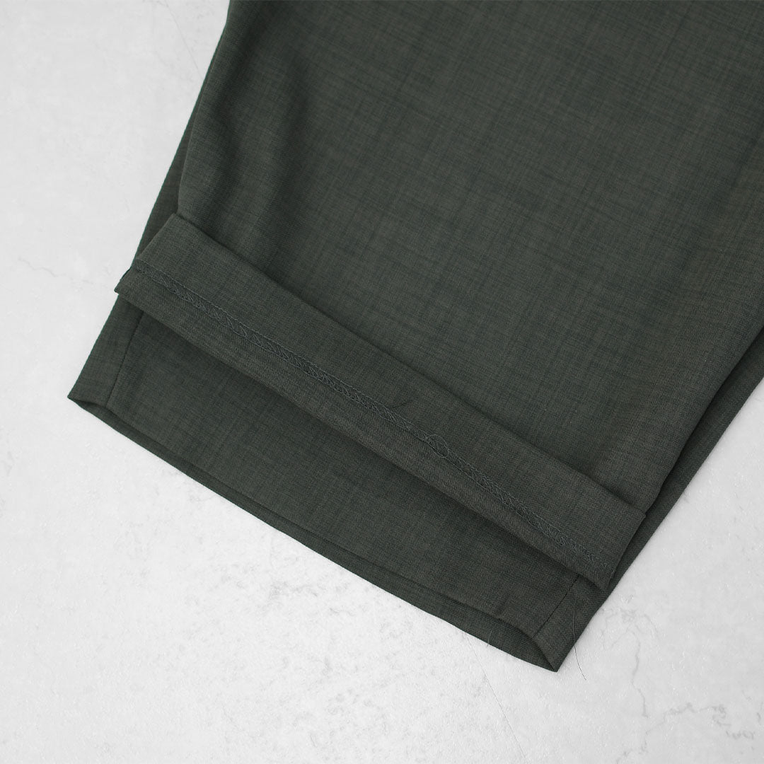 mizuiro ind [ミズイロ インド] high waist tuck PT [3-260077] ハイウエストタックパンツ [2025AW]