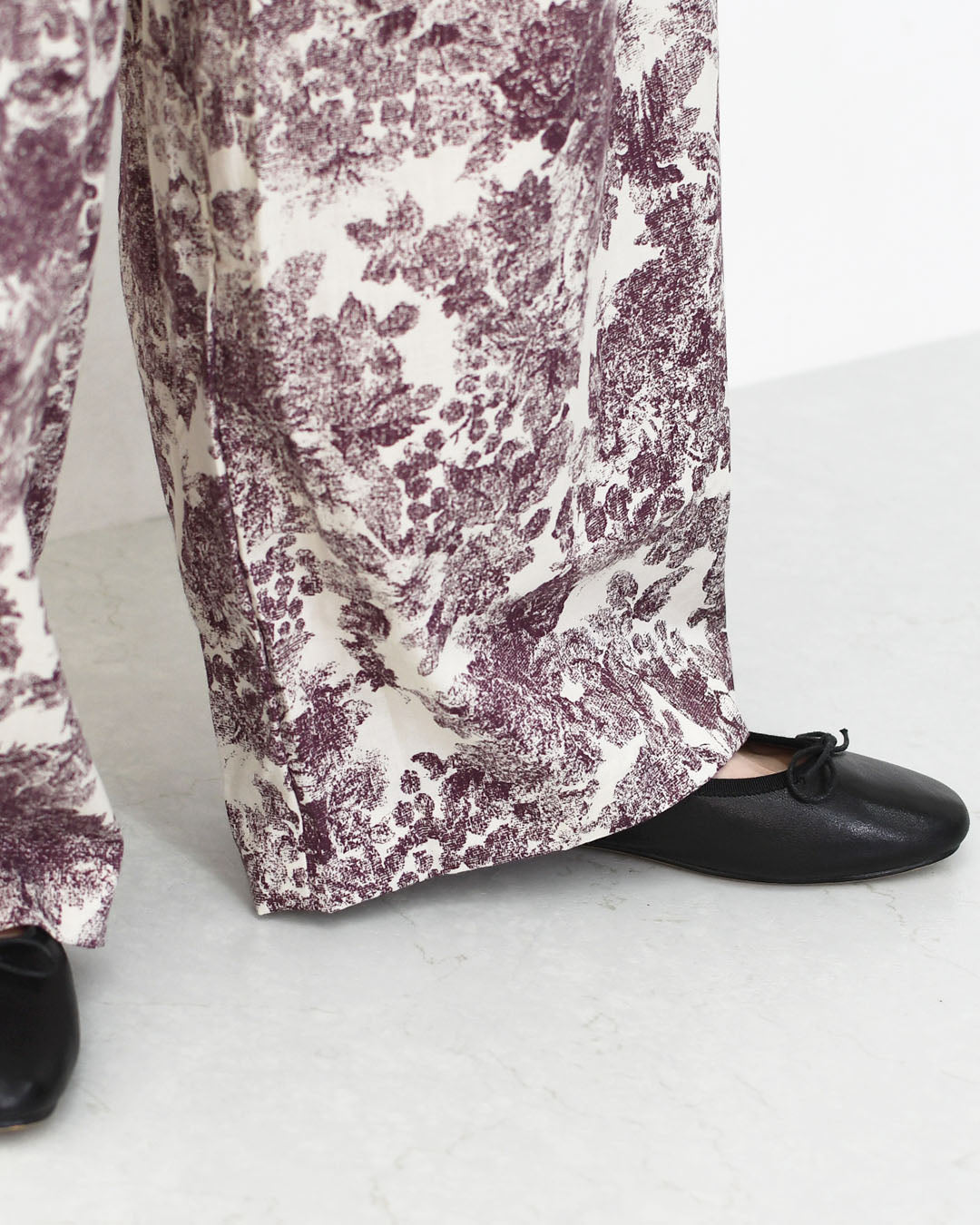 mizuiro ind [ミズイロ インド] print easy PT [3-260079] プリントイージーパンツ・プリントパンツ・ワイドパンツ・ルーズシルエット・LADY'S [2025AW]