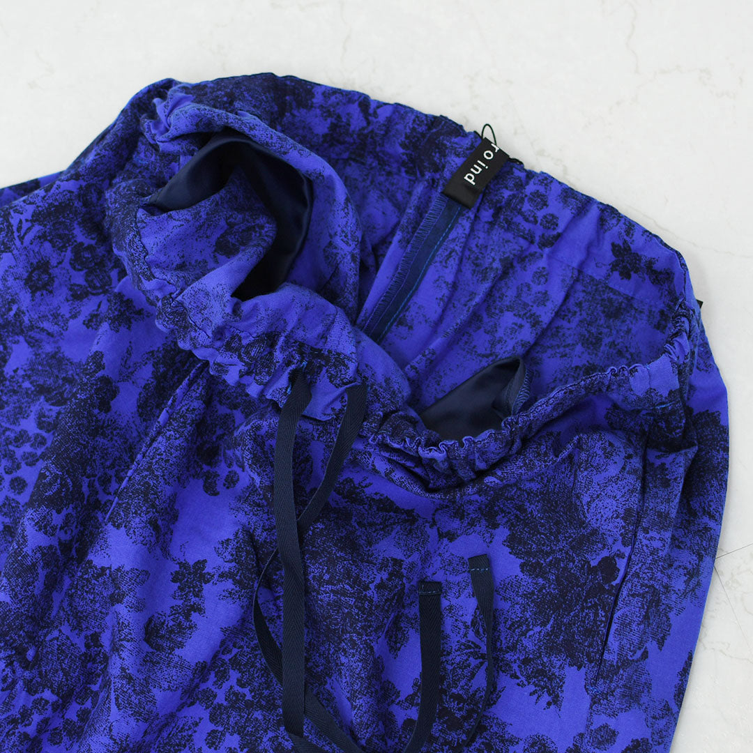 mizuiro ind [ミズイロ インド] print easy PT [3-260079] プリントイージーパンツ・プリントパンツ・ワイドパンツ・ルーズシルエット・LADY'S [2025AW]