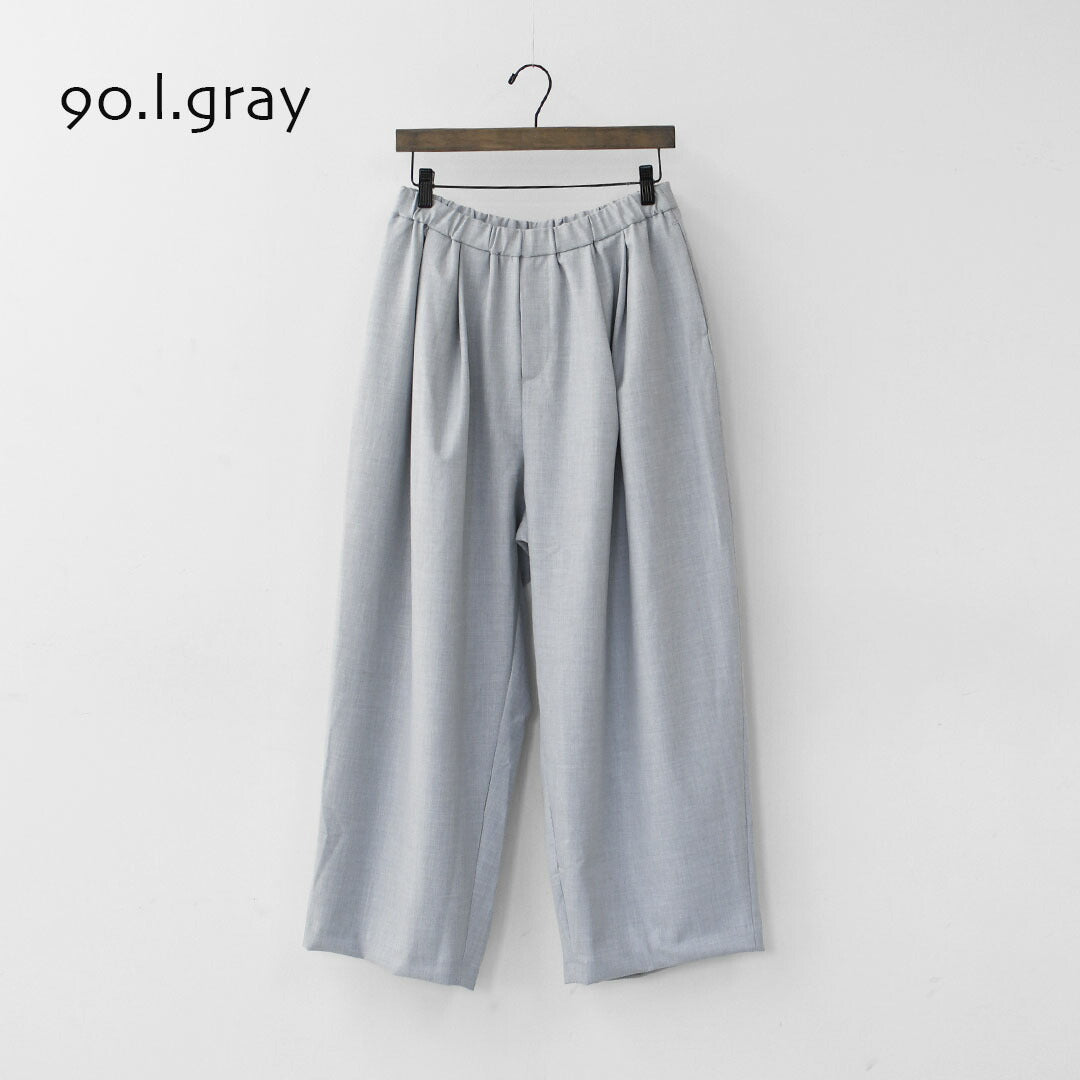 mizuiro ind [ミズイロ インド] wide tuck PT [3-260082] ワイドタックパンツ [2025AW]