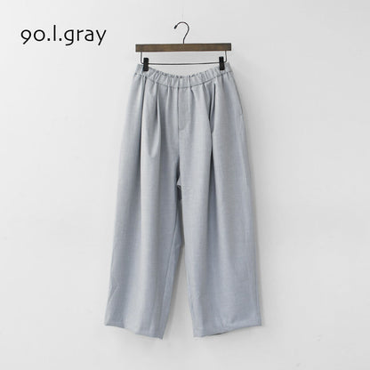 mizuiro ind [ミズイロ インド] wide tuck PT [3-260082] ワイドタックパンツ [2025AW]