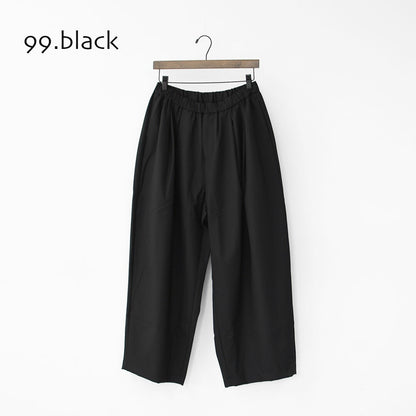 mizuiro ind [ミズイロ インド] wide tuck PT [3-260082] ワイドタックパンツ [2025AW]