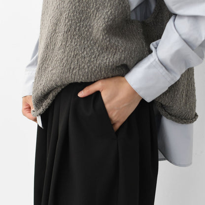 mizuiro ind [ミズイロ インド] wide tuck PT [3-260082] ワイドタックパンツ [2025AW]