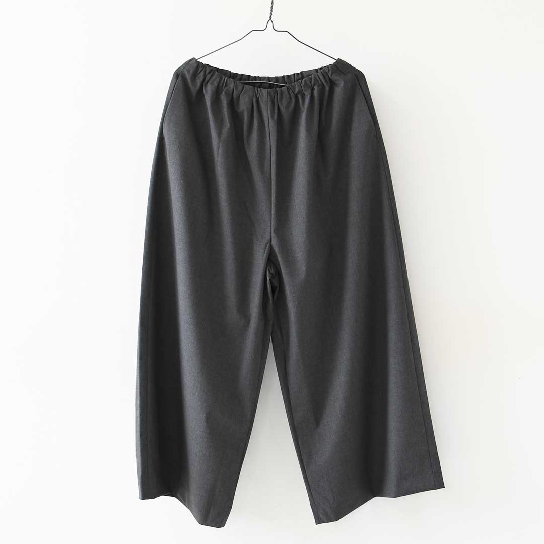 mizuiro ind [ミズイロ インド] T/R wide easy PT [3-260095] T/Rワイドイージーパンツ・ワイドパンツ・ルーズシルエット・T/R素材・きれいめ・LADY'S [2026AW]