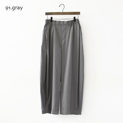 mizuiro ind [ミズイロ インド] deep tuck PT [3-260105] ディープ タック パンツ・LADY'S [2026AW]