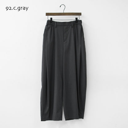 mizuiro ind [ミズイロ インド] deep tuck PT [3-260105] ディープ タック パンツ・LADY'S [2026AW]