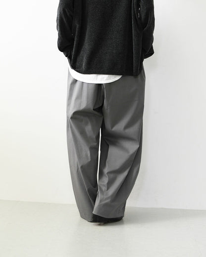 mizuiro ind [ミズイロ インド] deep tuck PT [3-260105] ディープ タック パンツ・ワイドシルエット・テーパードシルエット・クロップド丈・LADY'S [2026AW]