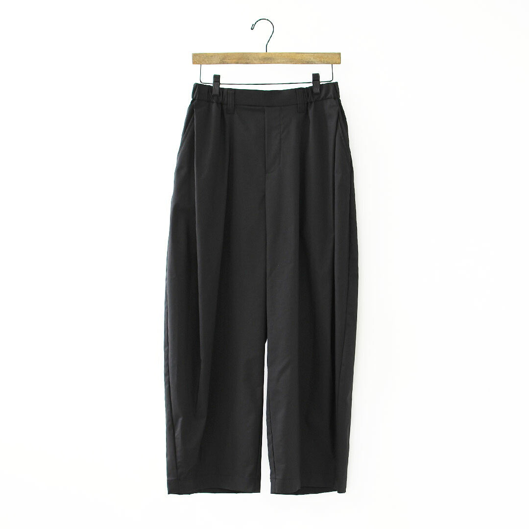 mizuiro ind [ミズイロ インド] deep tuck PT [3-260105] ディープ タック パンツ・ワイドシルエット・テーパードシルエット・クロップド丈・LADY'S [2026AW]
