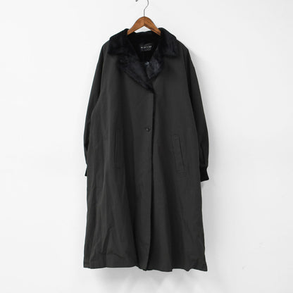 mizuiro ind [ミズイロ インド] back boa coat [3-270052] バックボアコート・コート・アウター・中ボア・あったかコート・LADY'S [2025AW]