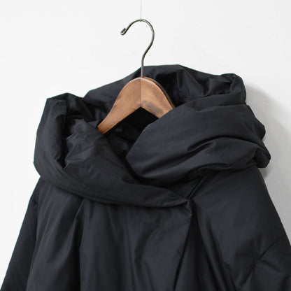 mizuiro ind [ミズイロ インド] hooded short down JK [3-270053] フーデッドショートダウンジャケット・ジャケット・ダウン・フード付き・ショート丈・キレイめ・防寒・あったかい・軽い・LADY'S [2025AW]