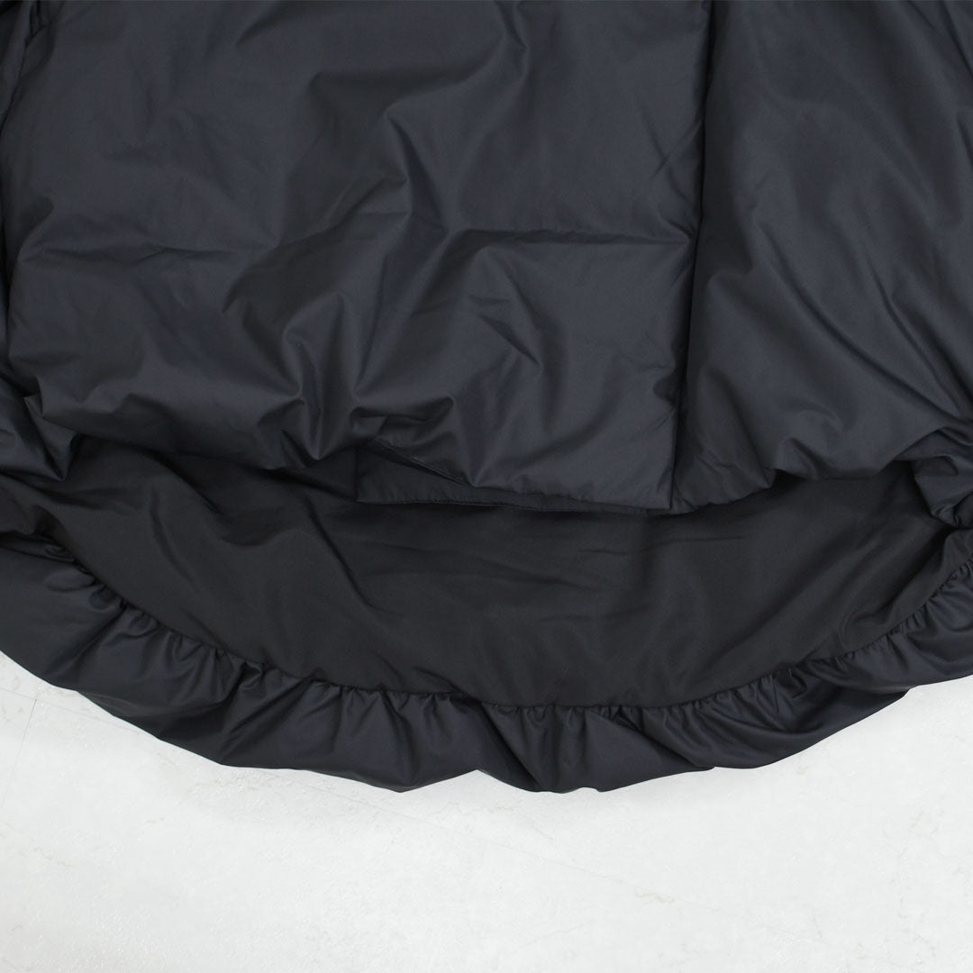 mizuiro ind [ミズイロ インド] hooded short down JK [3-270053] フーデッドショートダウンジャケット・ジャケット・ダウン・フード付き・ショート丈・キレイめ・防寒・あったかい・軽い・LADY'S [2025AW]