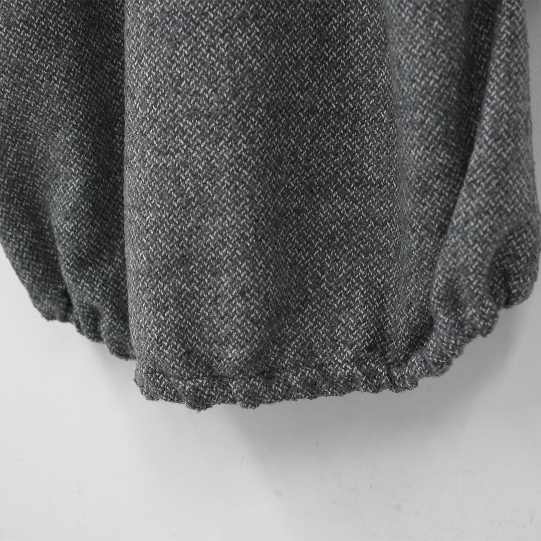 mizuiro ind [ミズイロ インド] wool blend hooded CT [3-270058] ウールブレンドフードコート・LADY'S [2025AW]
