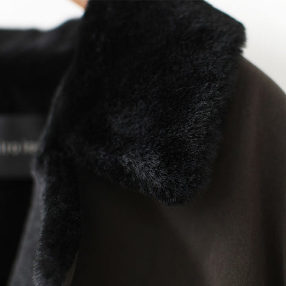 mizuiro ind [ミズイロ インド] back boa coat [3-270071] バック ボア コート・アウター・LADY'S [2026AW]
