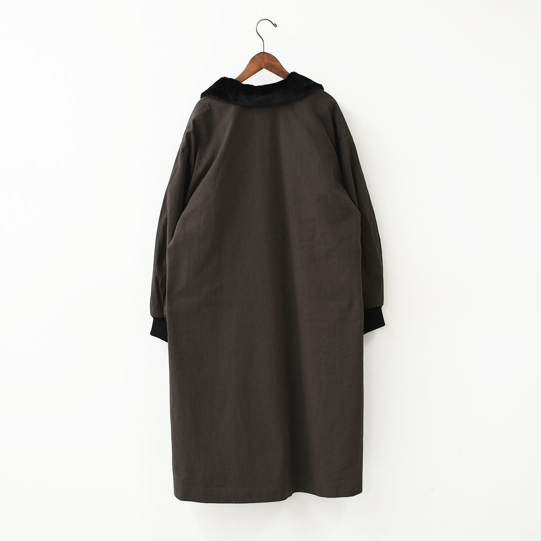 mizuiro ind [ミズイロ インド] back boa coat [3-270071] バック ボア コート・アウター・LADY'S [2026AW]