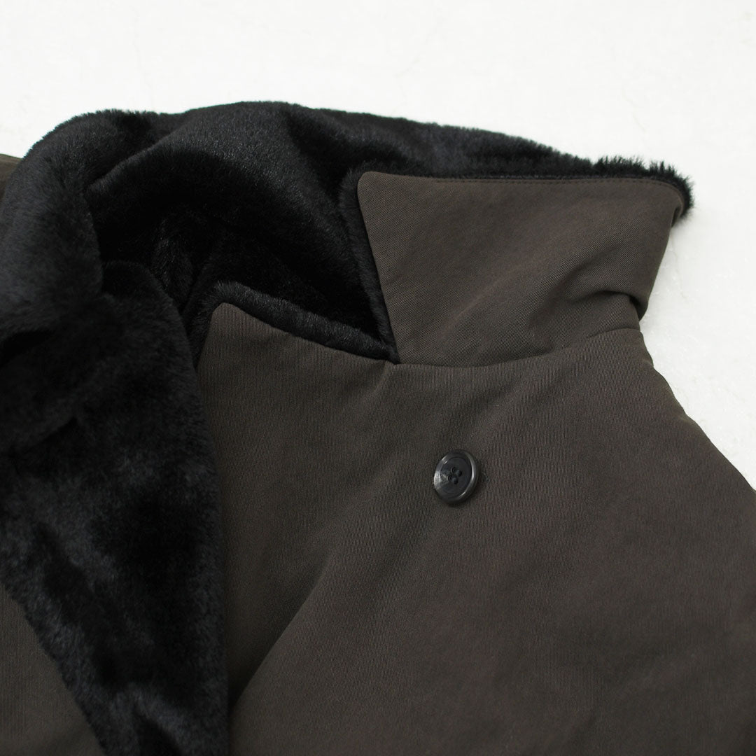 mizuiro ind [ミズイロ インド] back boa coat [3-270071] バック ボア コート・アウター・LADY'S [2026AW]