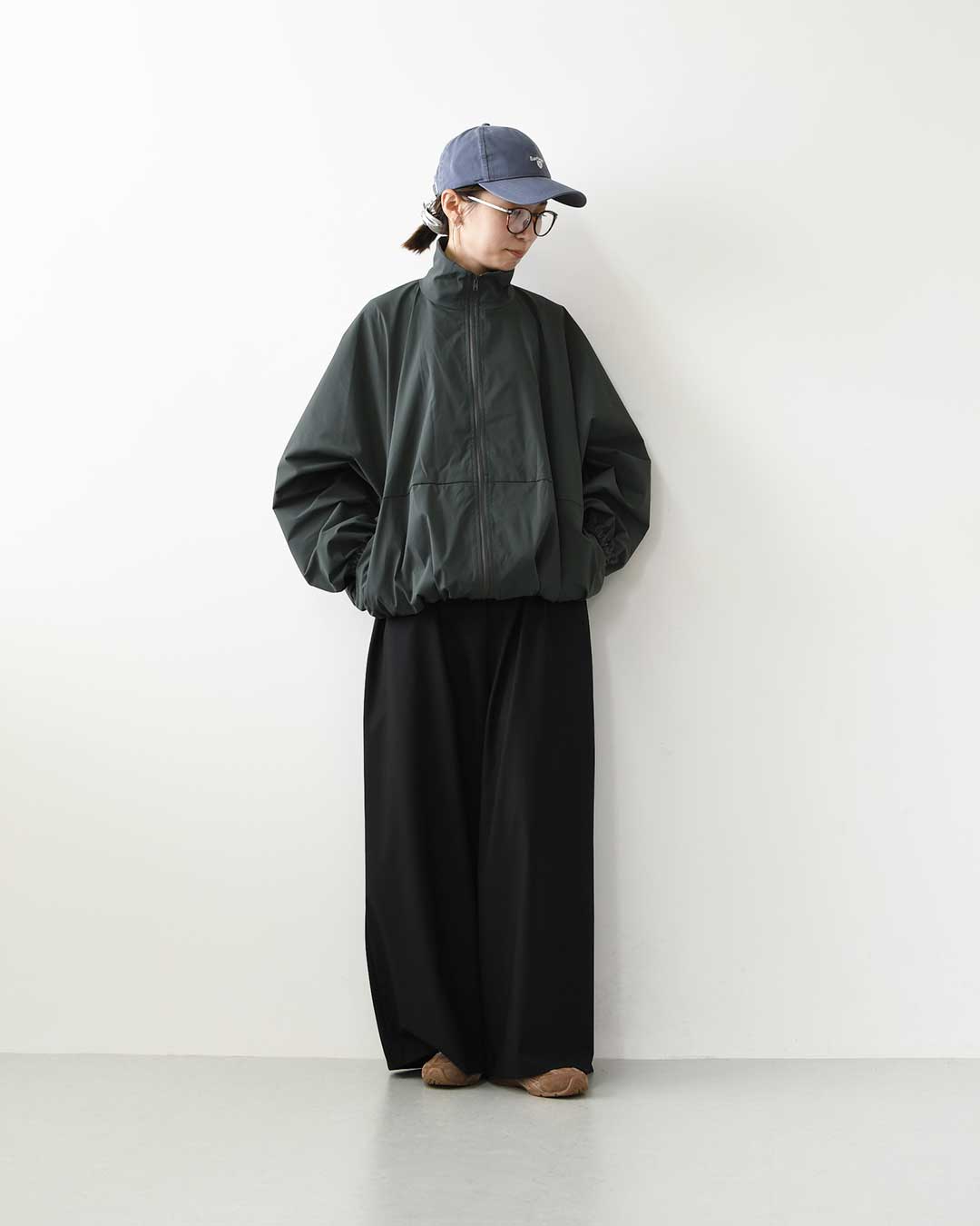 mizuiro ind [ミズイロ インド] high neck zip blouson [3-270080] ハイネックジップブルゾン・長袖・LADY'S [2026AW]