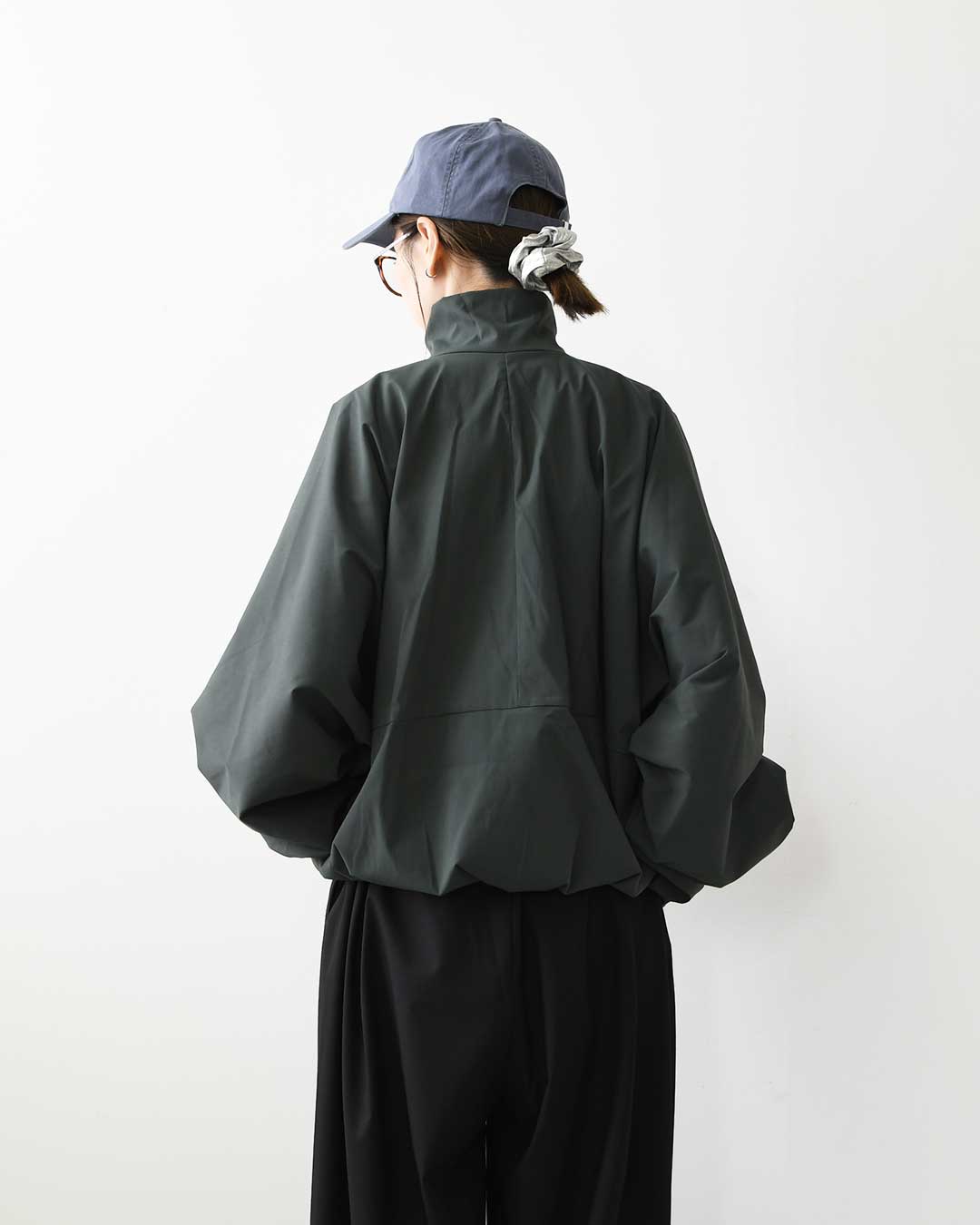 mizuiro ind [ミズイロ インド] high neck zip blouson [3-270080] ハイネックジップブルゾン・長袖・LADY'S [2026AW]
