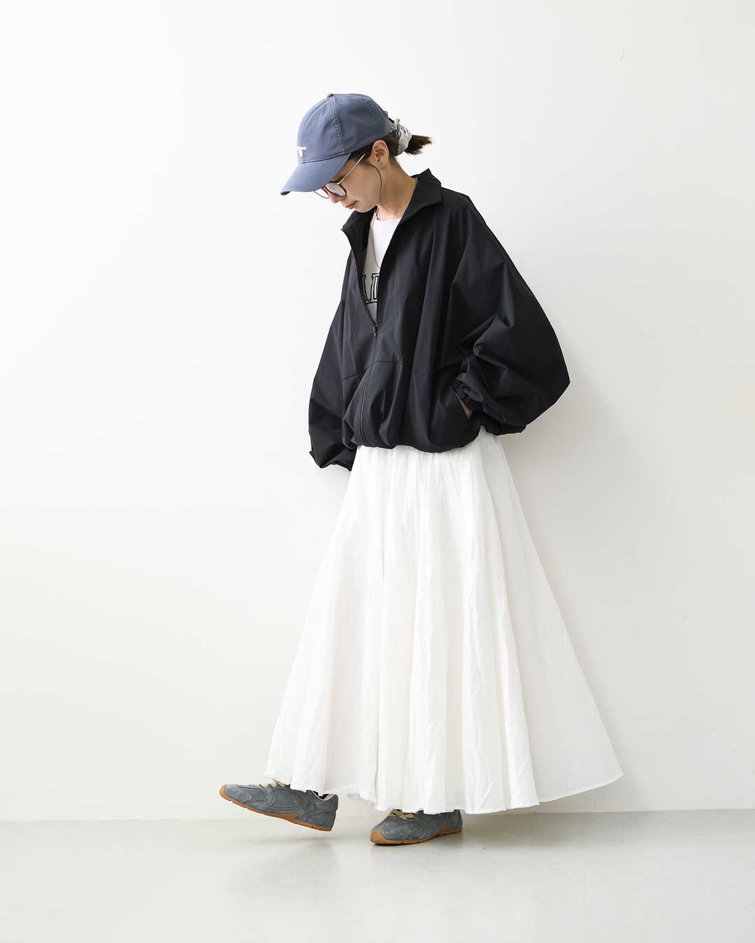 mizuiro ind [ミズイロ インド] high neck zip blouson [3-270080] ハイネックジップブルゾン・長袖・LADY'S [2026AW]