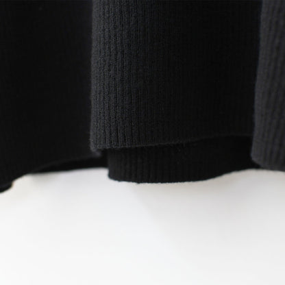 mizuiro ind [ミズイロ インド] rib high neck P/O with button [4-220090] ボタン付きリブハイネックプルオーバー・クルーネック・ワイドシルエット・ゆったりシルエット・LADY'S [2025AW]