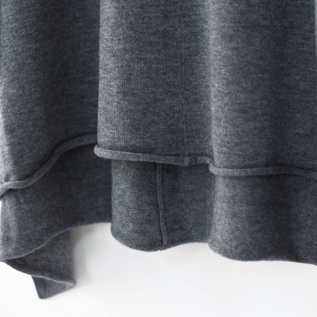 mizuiro ind [ミズイロ インド] poncho like P/O [4-220101] ポンチョライクプルオーバー・ボトルネック・ワイドシルエット・ドレープシルエット・ゆったりシルエット・LADY'S [2025AW]