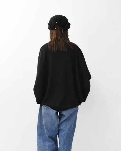 mizuiro ind [ミズイロ インド] cocoon wide vest [4-220104] コクーンワイドベスト・ベスト・Vネックベスト・ニットベスト・LADY'S [2025AW]