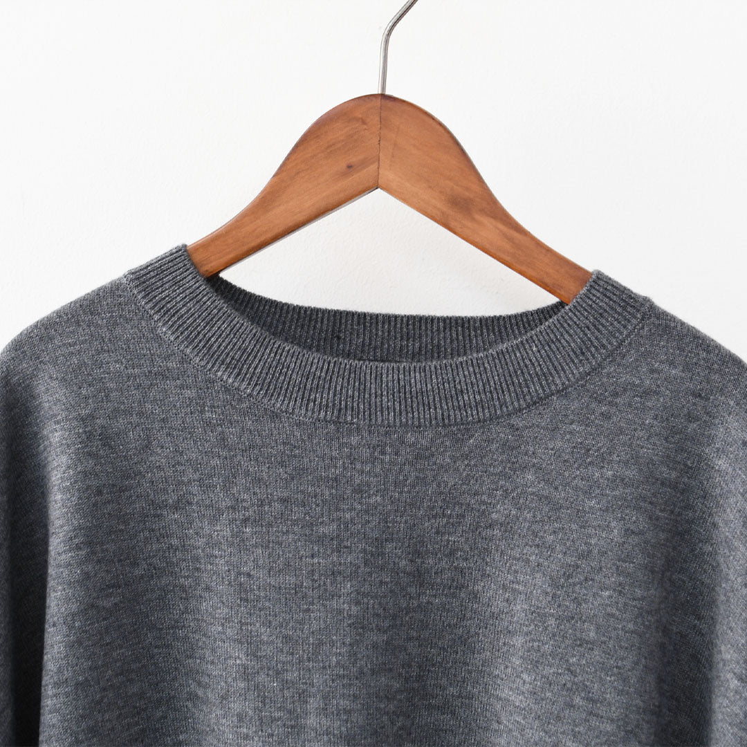 mizuiro ind [ミズイロ インド] cocoon wide vest [4-220104] コクーンワイドベスト・ベスト・Vネックベスト・ニットベスト・LADY'S [2025AW]