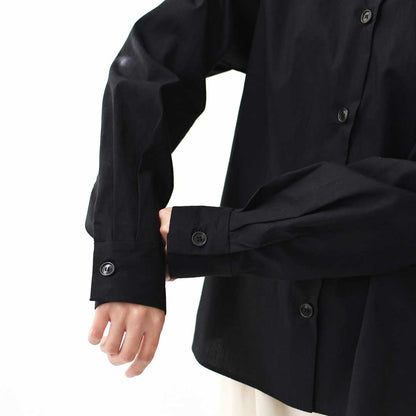 mizuiro ind [ミズイロ インド] washer collar shirt [4-230057] ワッシャーカラーシャツ・コットンシャツ・ワッシャー加工・カジュアル・きれいめ・長袖・LADY'S[2026ss]