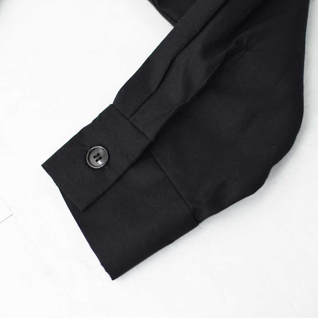 mizuiro ind [ミズイロ インド] washer collar shirt [4-230057] ワッシャーカラーシャツ・コットンシャツ・ワッシャー加工・カジュアル・きれいめ・長袖・LADY'S[2026ss]