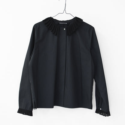 mizuiro ind [ミズイロ インド] pleats collar shirt [4-230066] プリーツカラーシャツ・LADY'S[2026ss]