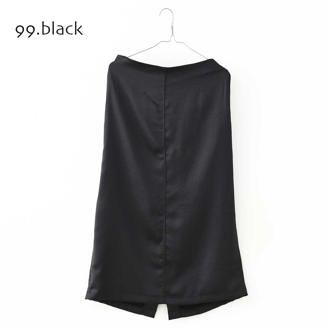 mizuiro ind [ミズイロ インド] painter tight SK [4-260065] ペインタータイトスカート・タイトスカート・サテンスカート・スカート・LADY'S[2026ss]