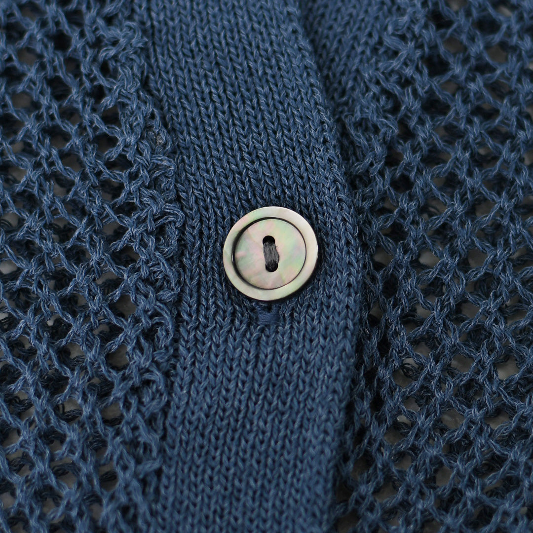 MIDIUMISOLID [ミディウミソリッド] mesh short C/D [1-122160] メッシュショートカーディガン・カーディガン・メッシュカーディガン・ショート丈・LADY'S [2026SS]