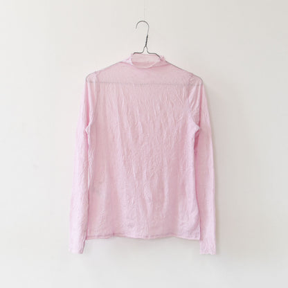 MIDIUMISOLID [ミディウミソリッド] sheer velour rib tops [3-11207252] シアーベロアリブトップス [2025AW]