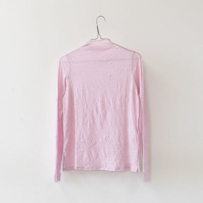 MIDIUMISOLID [ミディウミソリッド] sheer velour rib tops [3-11207252] シアーベロアリブトップス [2025AW]