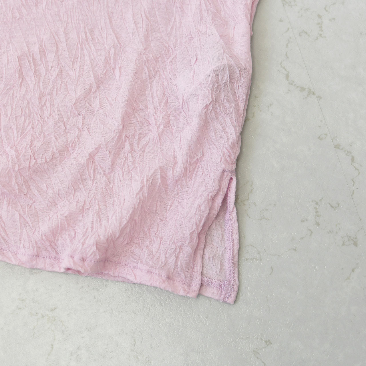 MIDIUMISOLID [ミディウミソリッド] sheer velour rib tops [3-11207252] シアーベロアリブトップス [2025AW]