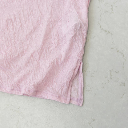 MIDIUMISOLID [ミディウミソリッド] sheer velour rib tops [3-11207252] シアーベロアリブトップス [2025AW]