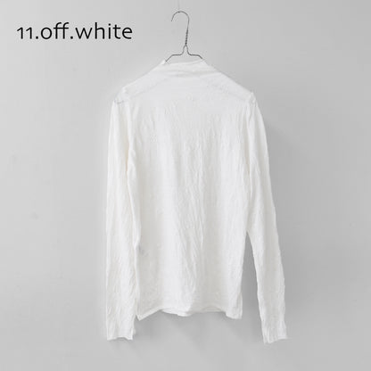 MIDIUMISOLID [ミディウミソリッド] sheer high neck inner [3-11207261] シアーハイネックインナー・シアートップス・ボトルネック・長袖・シアー素材・LADY'S  [2026SS]