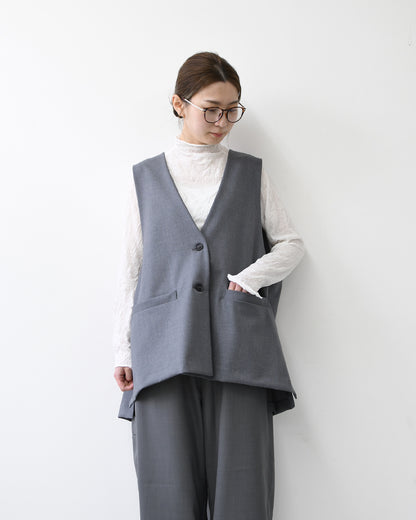 MIDIUMISOLID [ミディウミソリッド] sheer high neck inner [3-11207261] シアーハイネックインナー・シアートップス・ボトルネック・長袖・シアー素材・LADY'S  [2026SS]