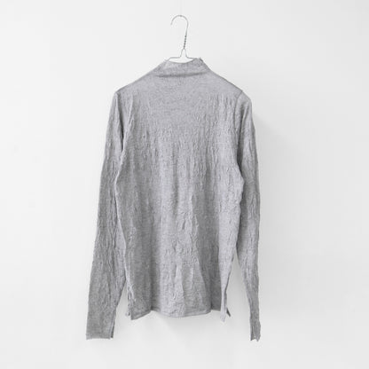 MIDIUMISOLID [ミディウミソリッド] sheer high neck inner [3-11207261] シアーハイネックインナー・シアートップス・ボトルネック・長袖・シアー素材・LADY'S  [2026SS]