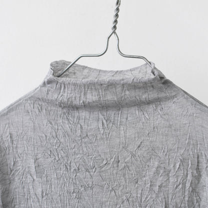 MIDIUMISOLID [ミディウミソリッド] sheer high neck inner [3-11207261] シアーハイネックインナー・シアートップス・ボトルネック・長袖・シアー素材・LADY'S  [2026SS]