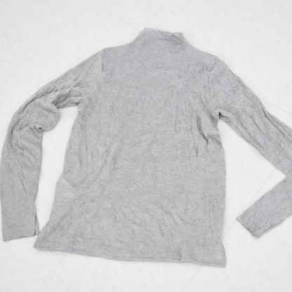 MIDIUMISOLID [ミディウミソリッド] sheer high neck inner [3-11207261] シアーハイネックインナー・シアートップス・ボトルネック・長袖・シアー素材・LADY'S  [2026SS]