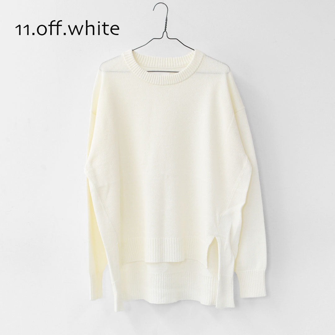 MIDIUMISOLID [ミディウミソリッド] washi/wool PO [3-125004] 和紙ウールプルオーバー [2025AW]