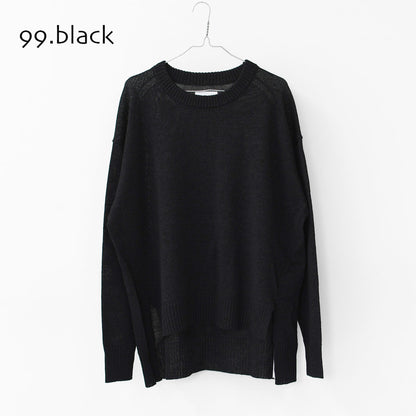 MIDIUMISOLID [ミディウミソリッド] washi/wool PO [3-125004] 和紙ウールプルオーバー [2025AW]