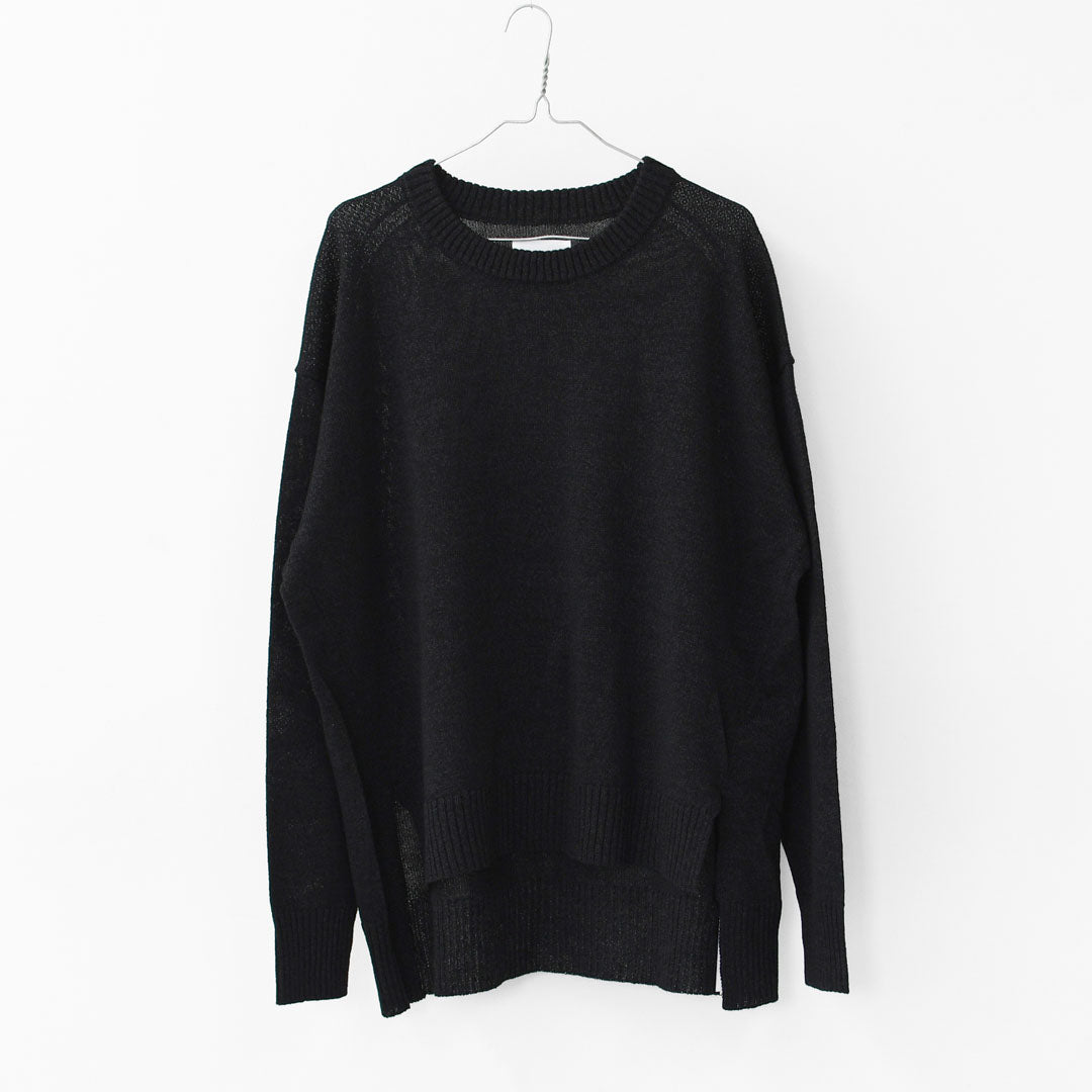 MIDIUMISOLID [ミディウミソリッド] washi/wool PO [3-125004] 和紙ウールプルオーバー [2025AW]