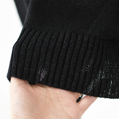 MIDIUMISOLID [ミディウミソリッド] washi/wool PO [3-125004] 和紙ウールプルオーバー [2025AW]