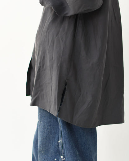 MIDIUMISOLID [ミディウミソリッド] relax cupro shirt [3-132218] リラックスキュプラシャツ [2025AW]