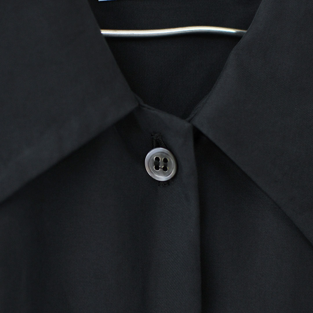 MIDIUMISOLID [ミディウミソリッド] relax cupro shirt [3-132218] リラックスキュプラシャツ [2025AW]